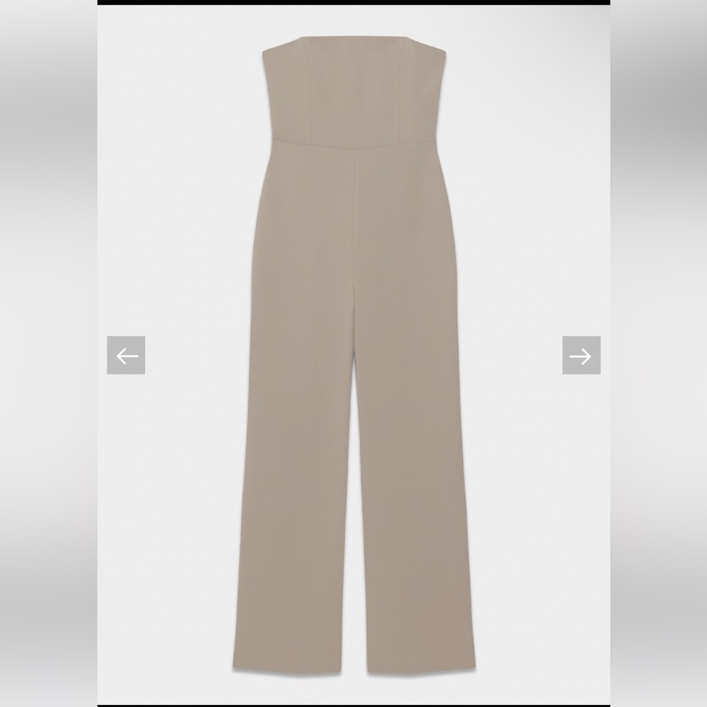 Aritzia Wilfred Tan Jumpsuit